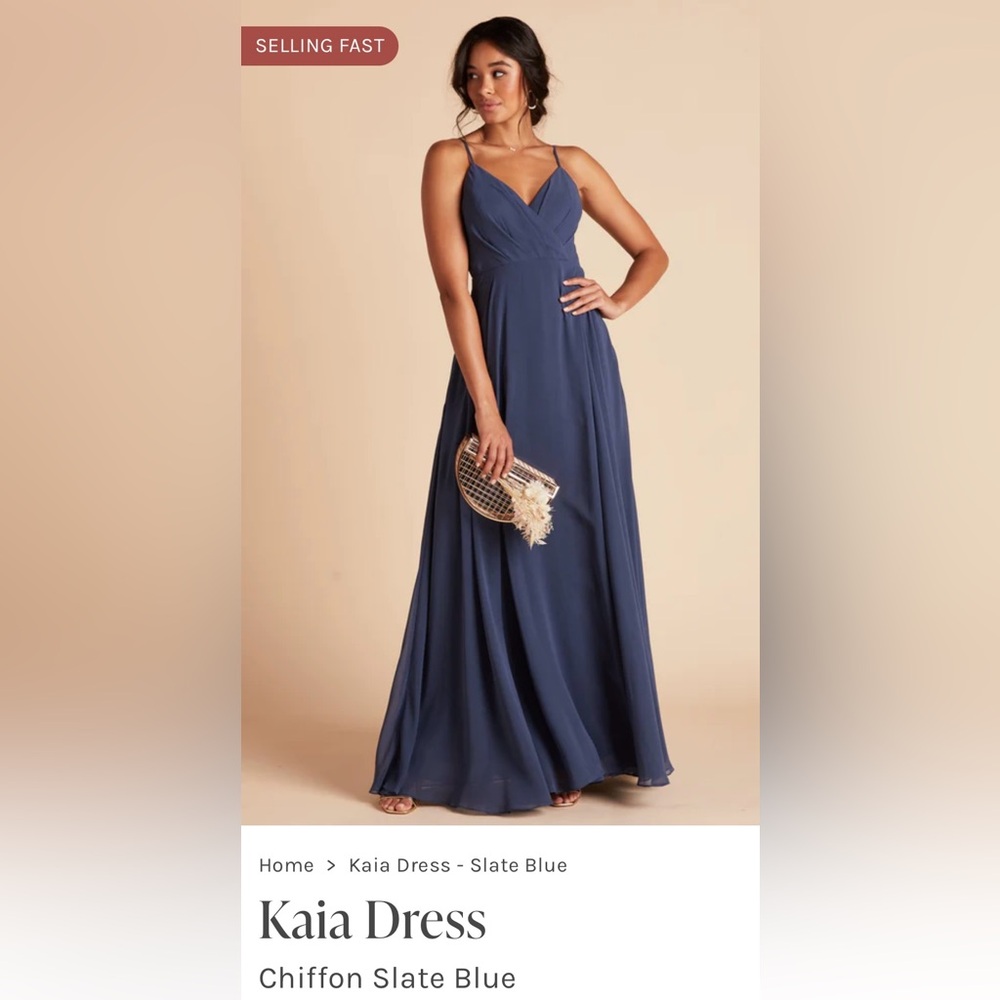 BIRDY GREY KAIA DRESS SIZE XS NWT SLATE BLUE